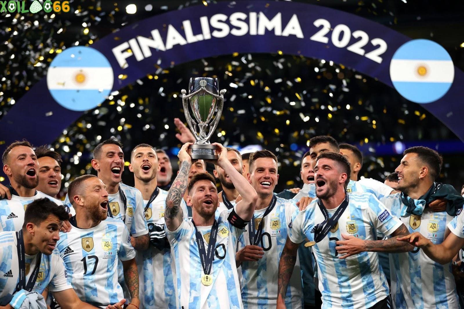 Argentina có lần thứ 2 đăng quang tại Finalissima